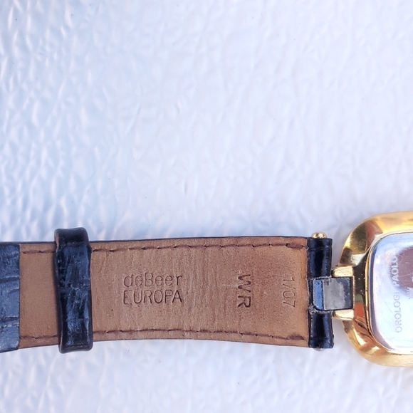 Vintage Paolo Gucci Swiss Quartz Ltd Edition 422 Watch Alligator Band in Box - Picture 8 of 10